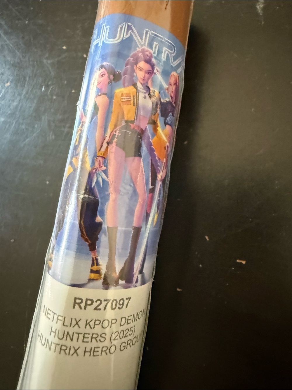 Huntrix K-Pop Demon Hunters Character Poster - Yellow & Blue